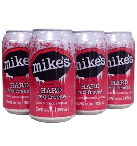 mike's hard red freeze 355 ml - 6 cans chestermere liquor delivery