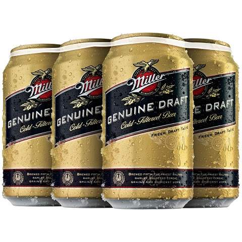 miller genuine draft 355 ml - 6 cans chestermere liquor delivery