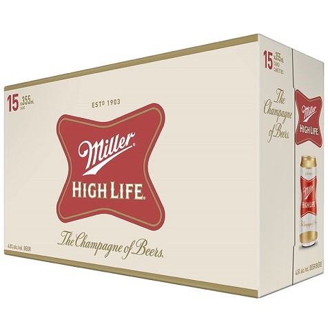 miller high life 355 ml - 15 cans chestermere liquor delivery