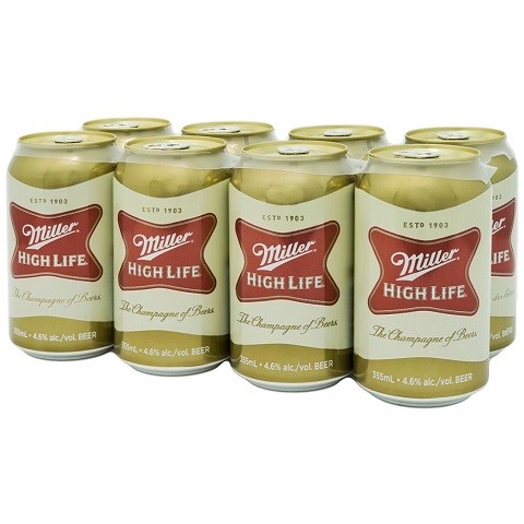 miller high life 355 ml - 8 cans chestermere liquor delivery