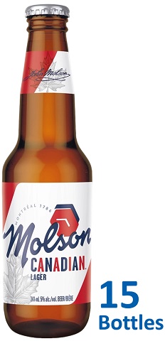 molson canadian 341 ml - 15 bottles chestermere liquor delivery