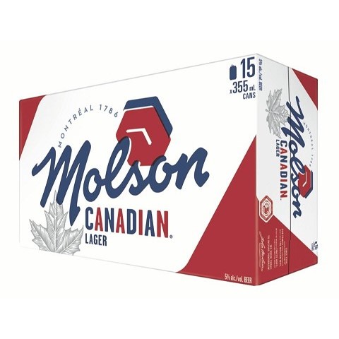 molson canadian 355 ml - 15 cans chestermere liquor delivery