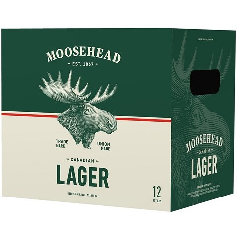 moosehead lager 341 ml - 12 bottles chestermere liquor delivery
