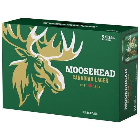 moosehead lager 355 ml - 24 cans chestermere liquor delivery