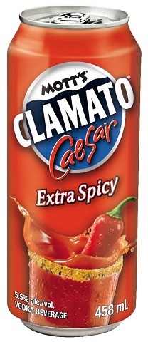 mott's clamato caesar extra spicy 458 ml single can chestermere liquor delivery