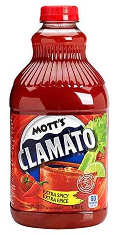 mott's clamato extra spicy 1.89 l single bottle chestermere liquor delivery