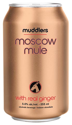 muddlers moscow mule 355 ml - 6 cans chestermere liquor delivery