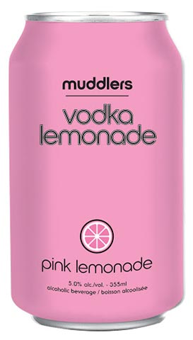 muddlers pink lemonade 355 ml - 6 cans chestermere liquor delivery