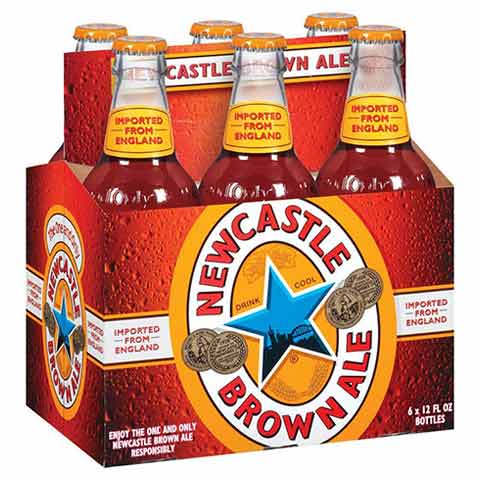 newcastle brown ale 330 ml - 6 bottles chestermere liquor delivery