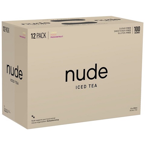 nude iced tea mixer 355 ml - 12 cans chestermere liquor delivery