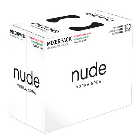 nude vodka soda mixer 355 ml - 12 cans chestermere liquor delivery