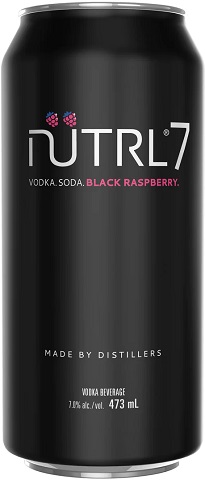 nütrl 7 vodka soda black raspberry 473 ml single can chestermere liquor delivery