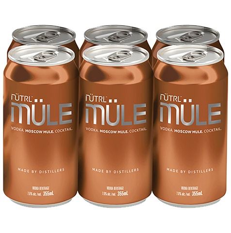 nütrl moscow mule 355 ml - 6 cans chestermere liquor delivery