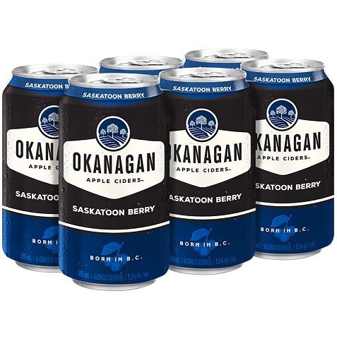 okanagan saskatoon berry 355 ml - 6 cans chestermere liquor delivery