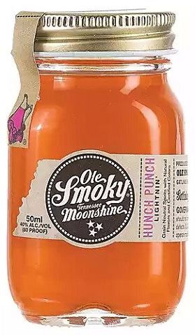 ole smoky hunch punch moonshine 50 ml single bottle chestermere liquor delivery