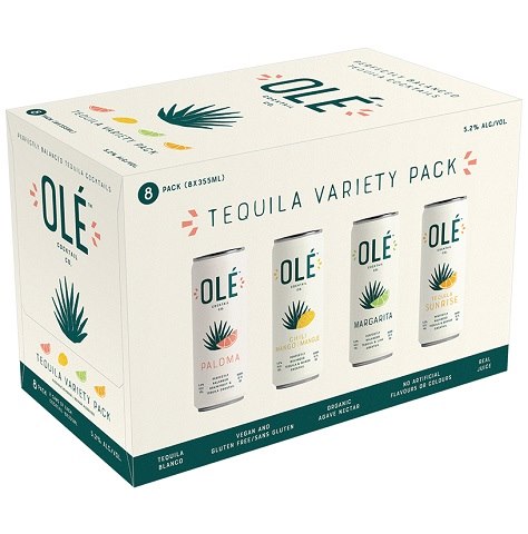 ole tequila variety pack 355 ml - 8 cans chestermere liquor delivery