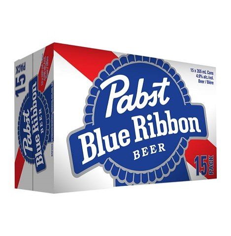 pabst blue ribbon 355 ml - 15 cans chestermere liquor delivery