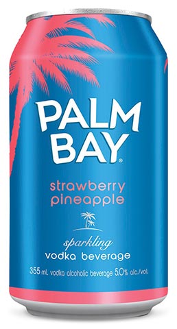 palm bay strawberry pineapple 355 ml - 6 cans chestermere liquor delivery