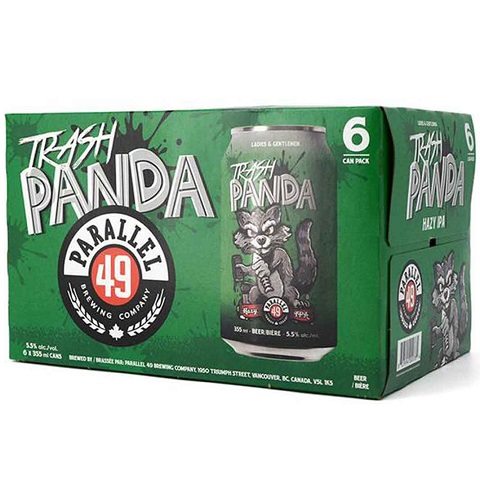 parallel 49 trash panda hazy ipa 355 ml - 6 cans chestermere liquor delivery