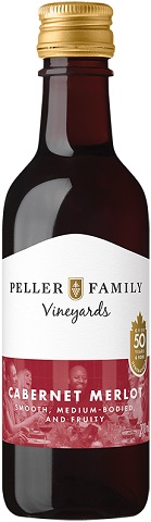 peller family vineyards cabernet merlot 200 ml single bottle chestermere liquor delivery