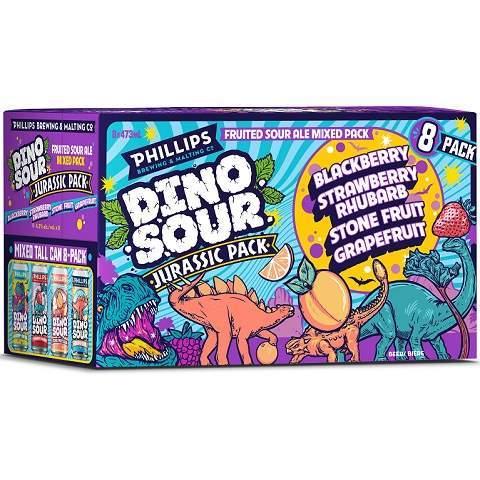 phillips dinosour jurassic mix pack 473 ml - 8 cans chestermere liquor delivery