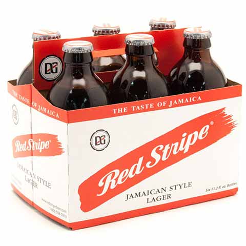 red stripe 330 ml - 6 bottles chestermere liquor delivery