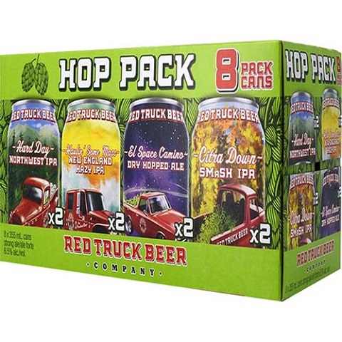 red truck hop pack mixer 355 ml - 8 cans chestermere liquor delivery