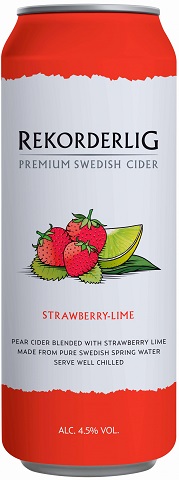 rekorderlig strawberry lime 473 ml single can chestermere liquor delivery