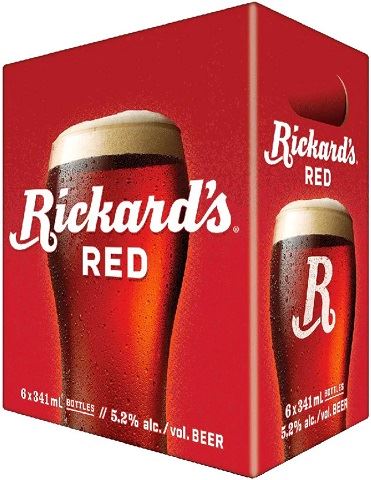 rickard's red 341 ml - 6 bottles chestermere liquor delivery