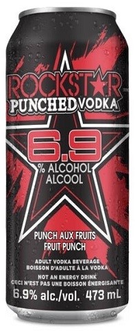 rockstar vodka fruit punch 473 ml single can chestermere liquor delivery