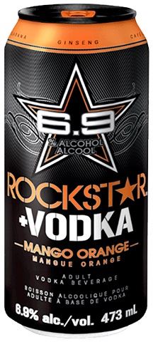 rockstar vodka mango orange 473 ml single can chestermere liquor delivery