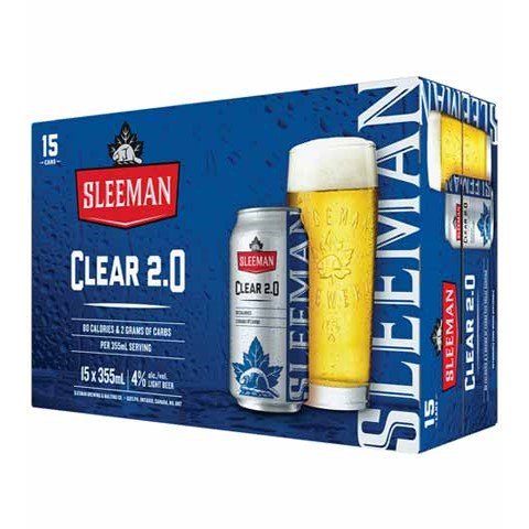 sleeman clear 355 ml - 15 cans chestermere liquor delivery