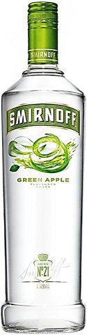 smirnoff green apple twist vodka 750 ml single bottle chestermere liquor delivery