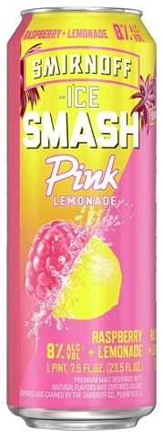 smirnoff ice smash pink lemonade 473 ml single can chestermere liquor delivery