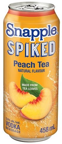 snapple spiked peach tea 458 ml single can chestermere liquor delivery