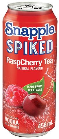 snapple spiked raspcherry tea 458 ml single can chestermere liquor delivery