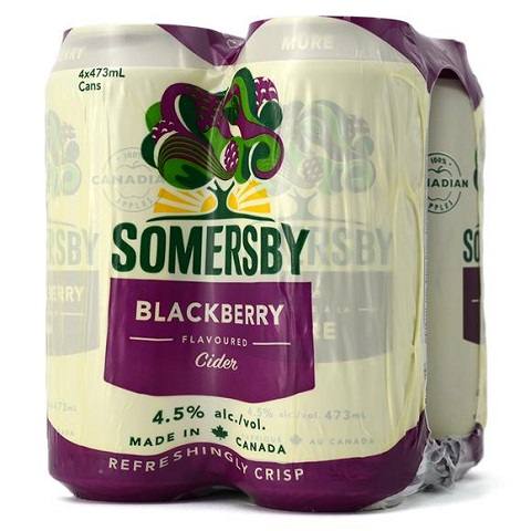 somersby blackberry cider 473 ml - 4 cans chestermere liquor delivery