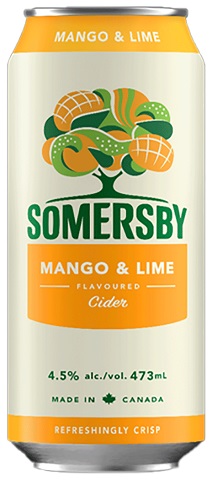 somersby mango lime cider 473 ml - 4 cans chestermere liquor delivery