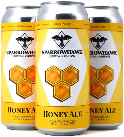 sparrowhawk honey ale 473 ml - 4 cans chestermere liquor delivery