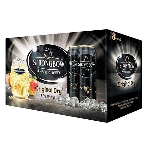 strongbow apple cider 440 ml - 8 cans chestermere liquor delivery