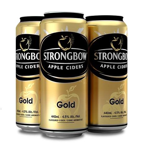 strongbow gold 440 ml - 4 cans chestermere liquor delivery