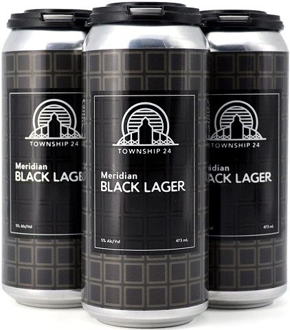 township 24 meridian black ale 473 ml - 4 cans chestermere liquor delivery