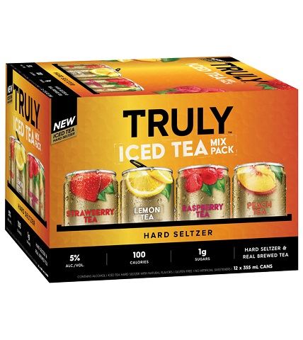 truly iced tea mix pack 355 ml - 12 cans chestermere liquor delivery