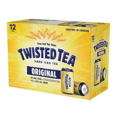 twisted tea original 355 ml - 12 cans chestermere liquor delivery