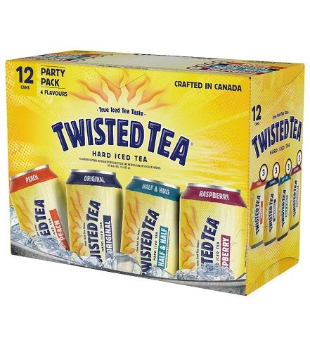 twisted tea party pack 355 ml - 12 cans chestermere liquor delivery