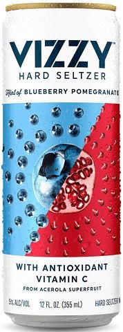 vizzy hard seltzer blueberry pomegranate 473 ml single can chestermere liquor delivery