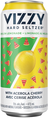 vizzy hard seltzer watermelon lemonade 473 ml single can chestermere liquor delivery