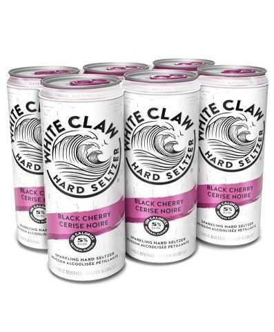 white claw black cherry 355 ml - 6 cans chestermere liquor delivery