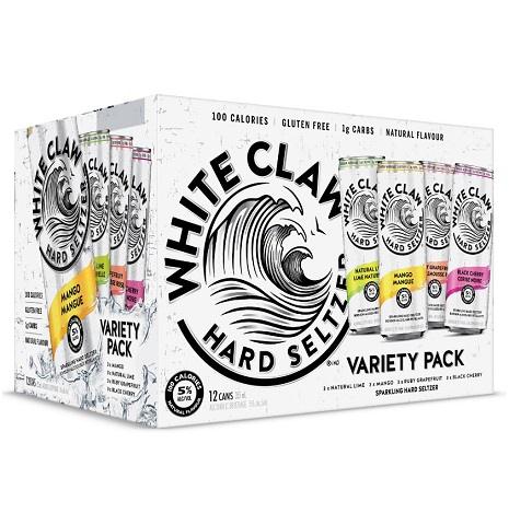 white claw variety pack 355 ml - 12 cans chestermere liquor delivery