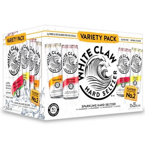 white claw variety pack flavour collection no.2 355 ml - 12 cans chestermere liquor delivery